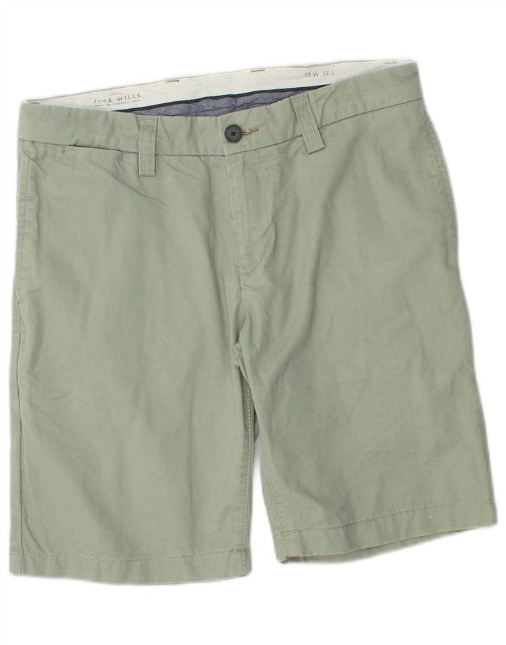 Jack Wills Herre Chino Shorts W30 Medium Green Bomuld