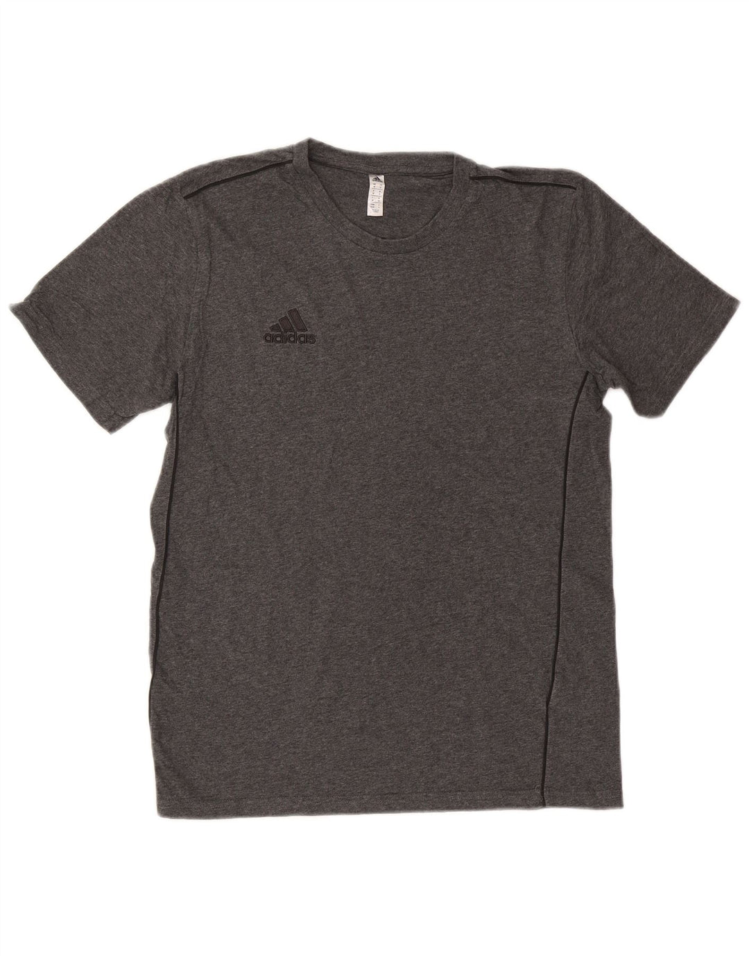 Adidas T-shirt top mellem grå bomuld til mænd