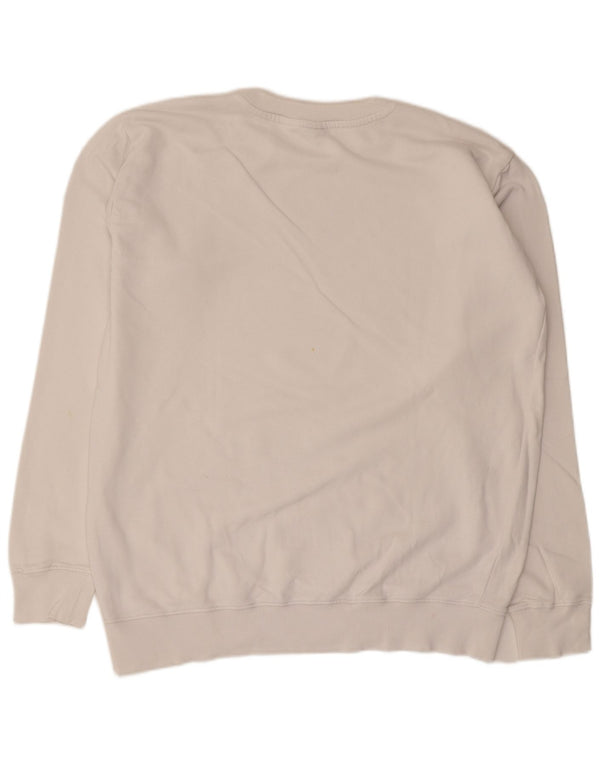 North Sails Herre Sweatshirt Jumper Medium Hvid Bomuld