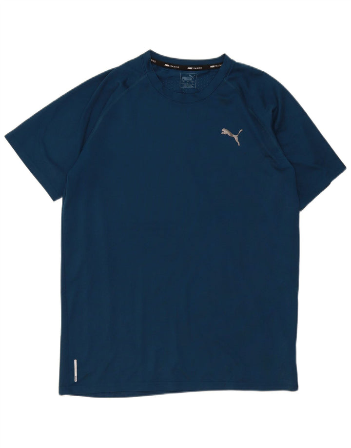 Puma Herre T-Shirt Top Stor Marineblå