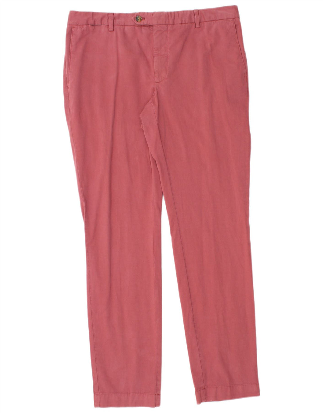 Hackett Herre Slim Suit Bukser W33 L31 Pink Bomuld