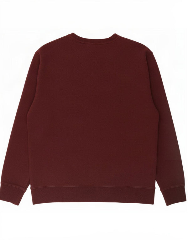 Marks & Spencer Mens Sweatshirt Jumper XL Burgundy Cotton