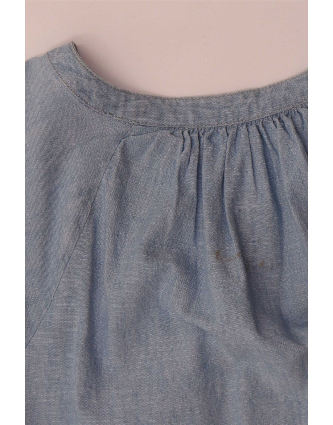 Levi's Dame Oversized skjortebluse UK 16 Large Blue Cotton