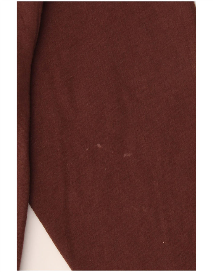 Abercrombie & Fitch Dame grafisk sweatshirt Jumper UK 14 Medium Brun
