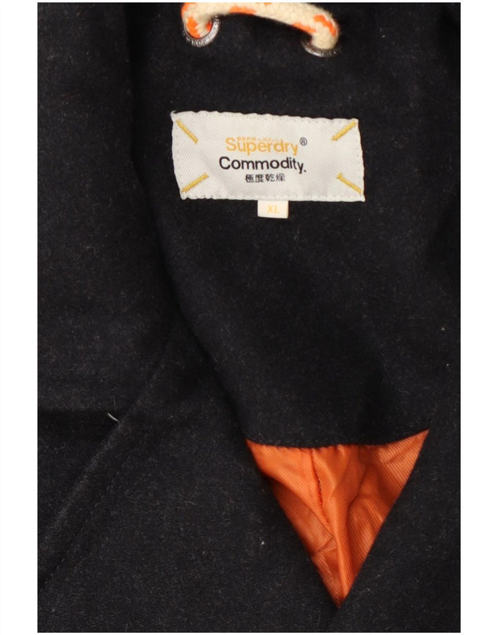 Superdry Men Pea Coat UK 42 XL Grå