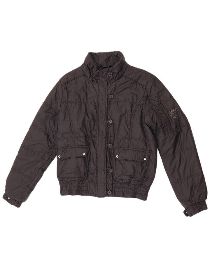 Champion Piger polstret bomberjakke 11-12 år Stor sort polyamid