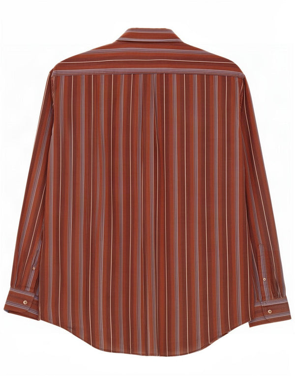 Marlboro Classics herreskjorte 2XL brunstribet bomuld