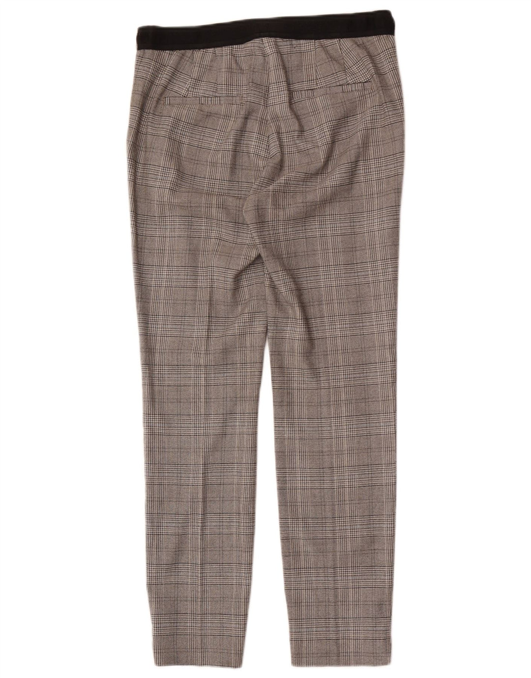 Zara Dame Slim Chino Bukser Medium W28 L28 Grå Houndstooth