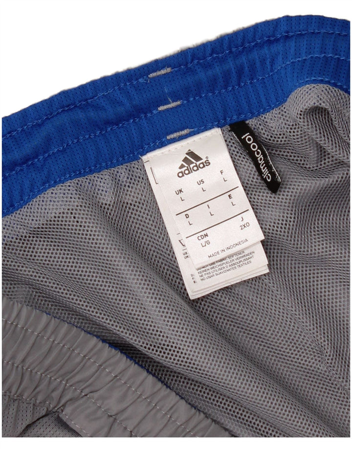 Adidas Sportsshorts til mænd, store grå polyester