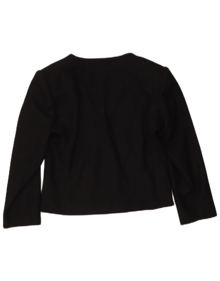 Vintage Dame 1 Knap Blazer Jakke IT 42 Medium Sort