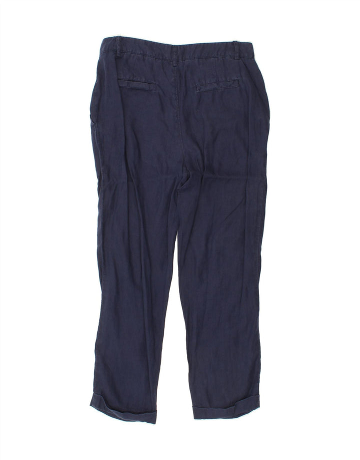 BENETTON Womens Pegged Chino Trousers W30 L25  Navy Blue Vintage Benetton and Second-Hand Benetton from Messina Hembry 