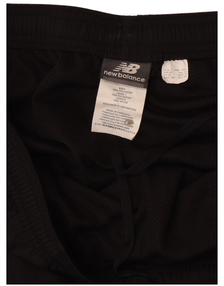 NEW BALANCE Herre grafisk træningsdragt bukser XL sort polyester