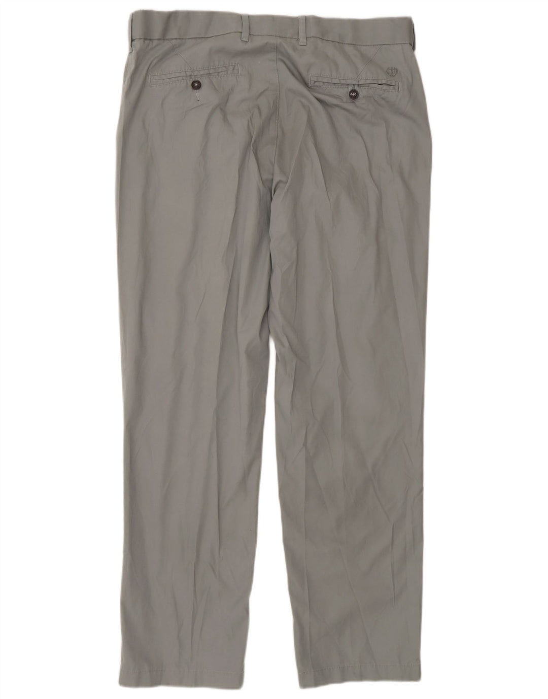 Marks & Spencer Herre Regular Chino Bukser W36 L31 Grå Bomuld