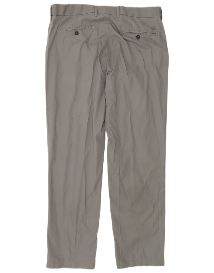 Marks & Spencer Herre Regular Chino Bukser W36 L31 Grå Bomuld