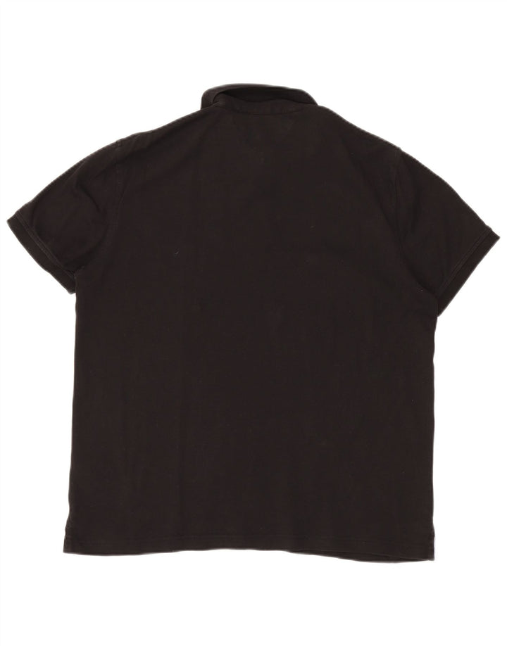 Tommy Hilfiger Herre poloshirt Stor sort bomuld