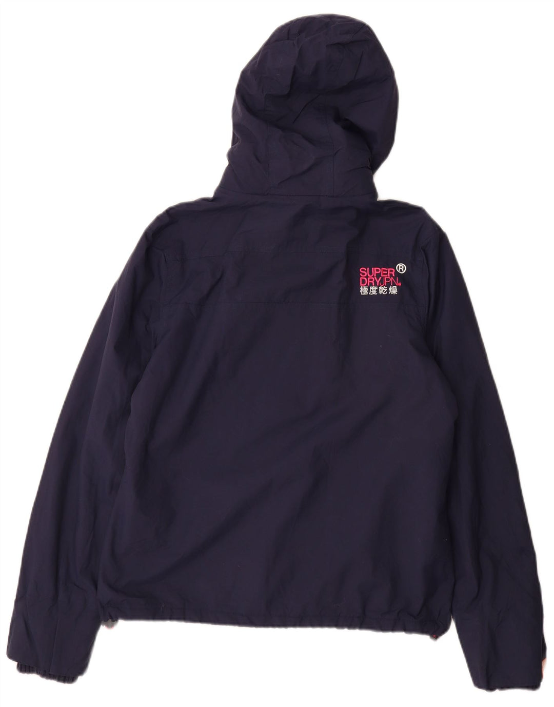 SUPERDRY Vindjakke vindjakke til kvinder UK 16 Large Navy Blue