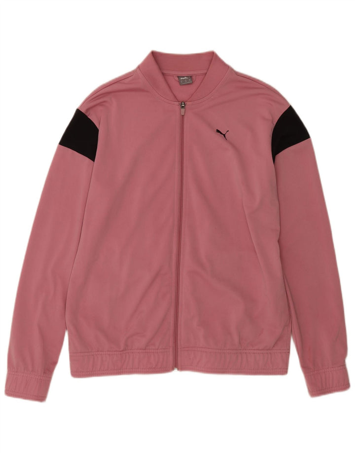 Puma træningsdragt topjakke til kvinder UK 18 XL Pink Colourblock
