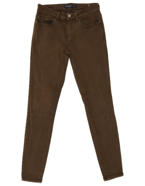 Zara Dame Skinny Jeans EU 38 Small W28 L30 Khaki