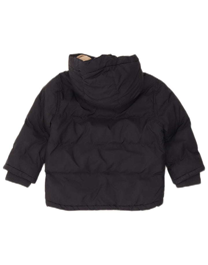 Timberland Boys grafisk polstret hættejakke 3-4 år marineblå polyester