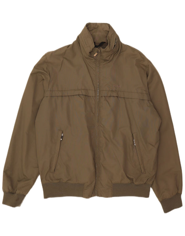 Brugi Herre Bomberjakke IT 52 XL Khaki Nylon