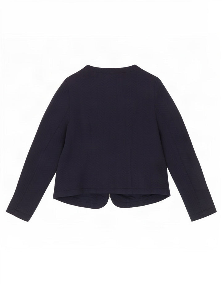 Marks & Spencer Dame Blazer Jacket UK 14 Medium Navy Blue Polyester
