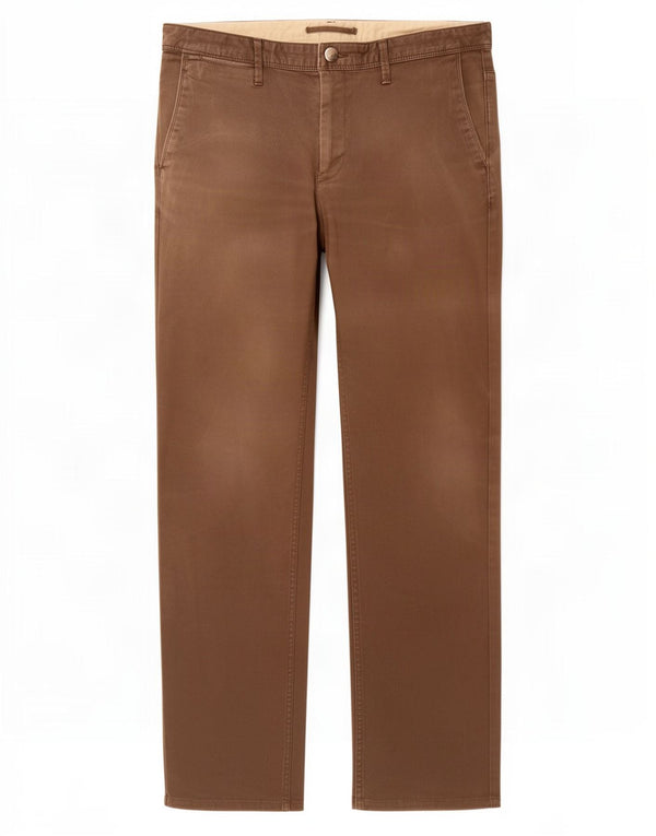 Zara Herre Lige Chinobukser EU 42 Large W32 L30 Brun