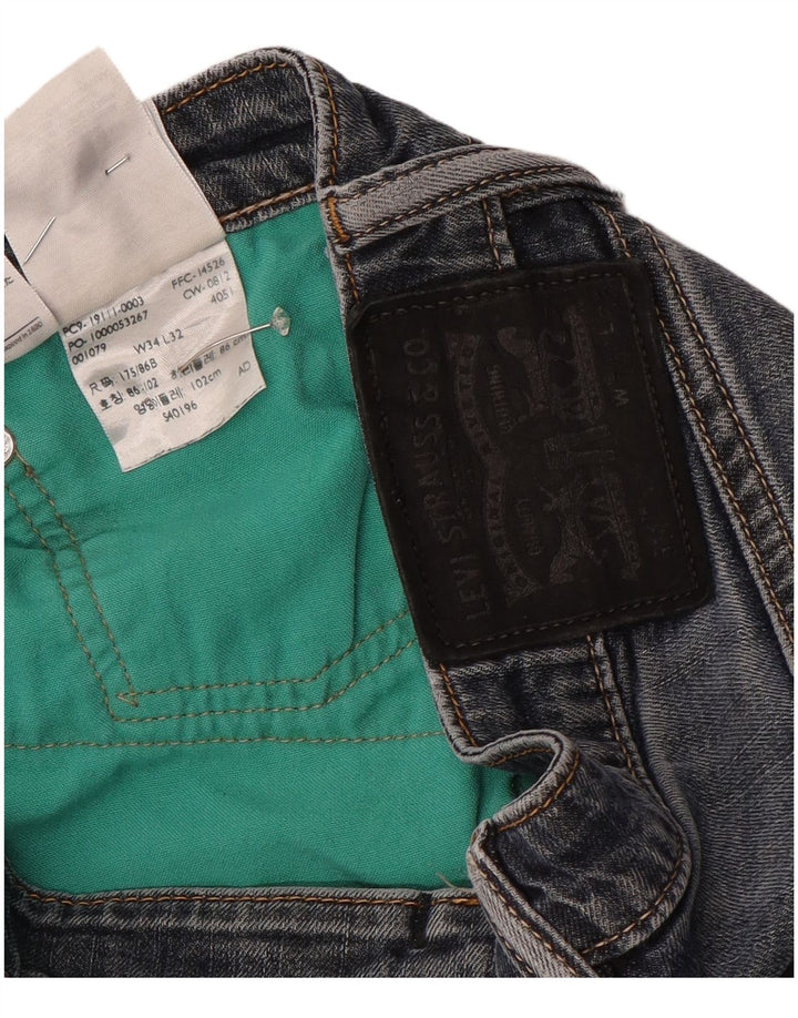 Levi's Herre 511 Slim Jeans W34 L30 Blå Bomuld
