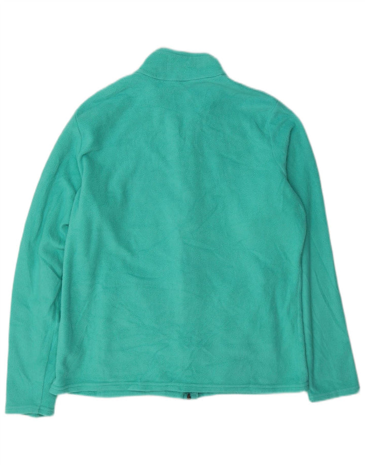 Marks & Spencer Fleecejakke til kvinder UK 16 Stor grøn polyester