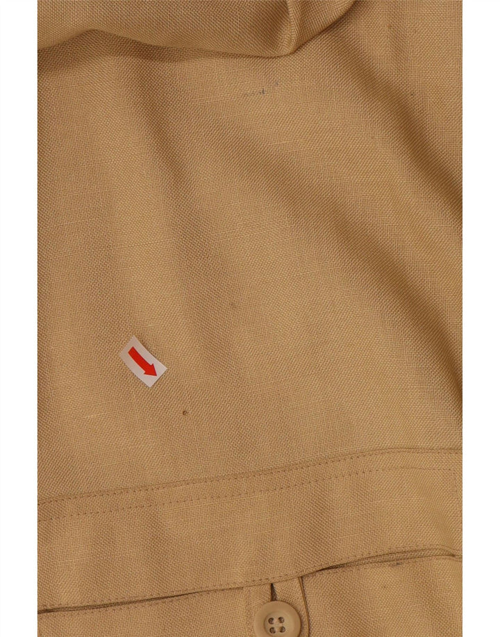BIGNAMI Mens Military 3 Button Blazer Jacket UK 40 Large Beige