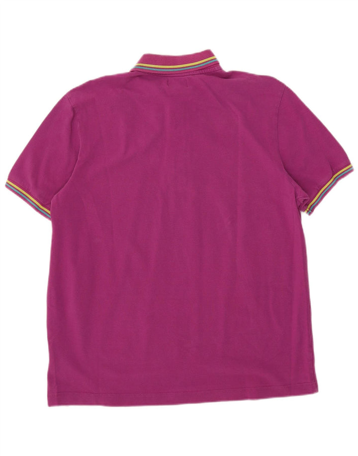 Kappa herre poloshirt stor lilla stribet