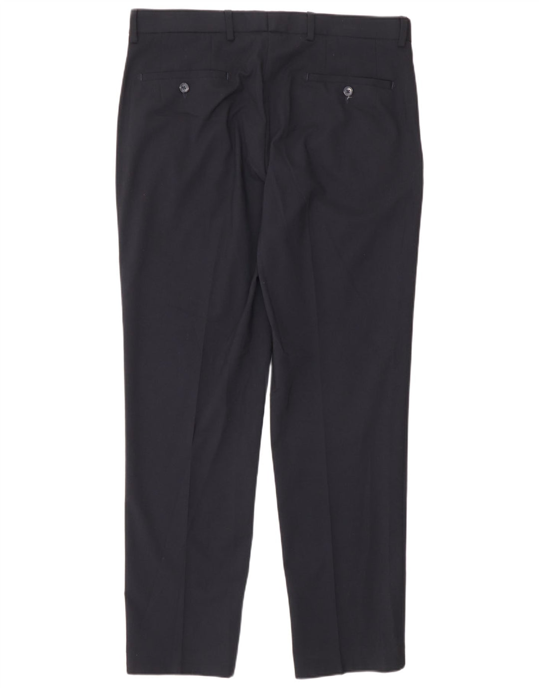 Marks & Spencer Herre Skræddersyede Slim Suit Bukser W36 L31 Navy Blue