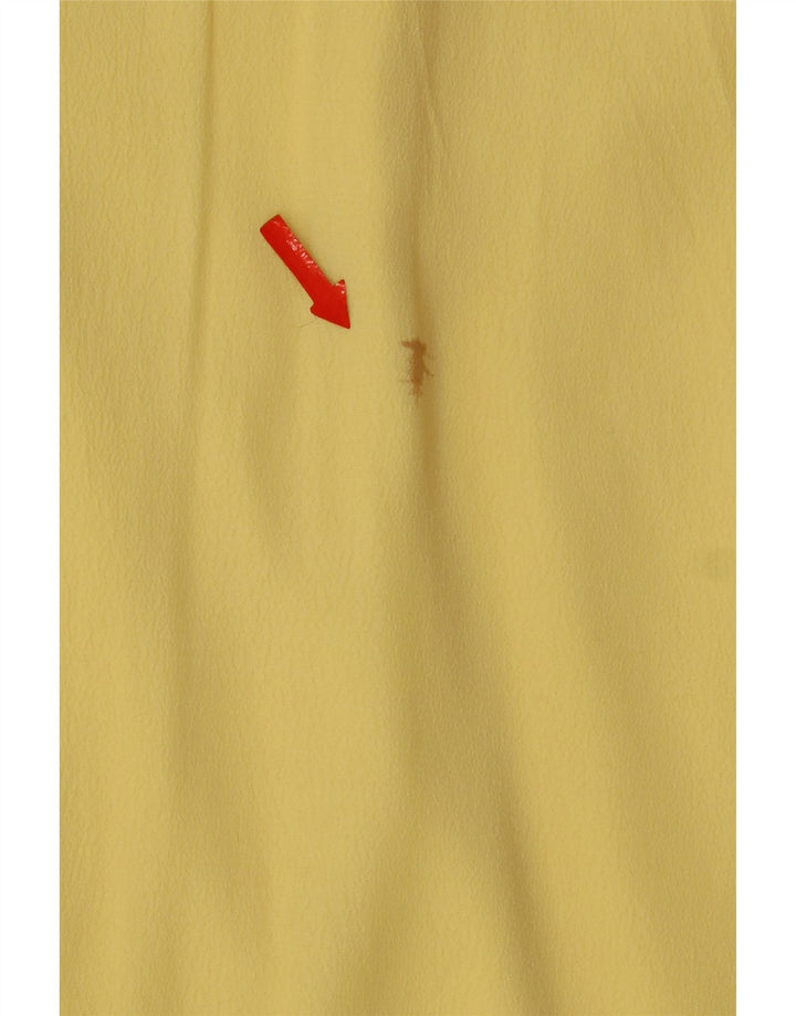French Connection Dame ærmeløs Maxikjole UK 12 Medium Yellow Viscose