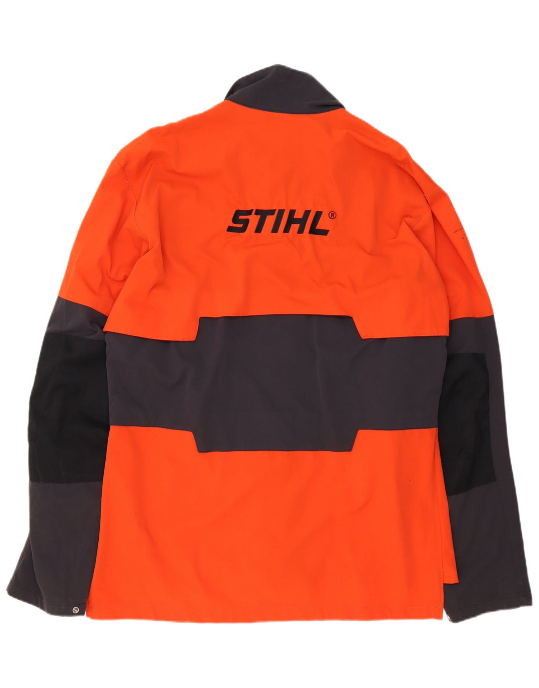 Stihl Herre Graphic Utility Jacket UK 44 2XL Orange Colourblock Polyamid