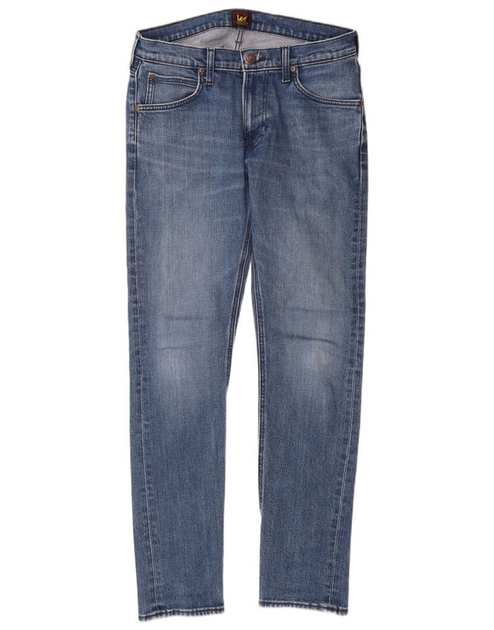 Lee Herre Luke Slim Jeans W30 L32 Blå Bomuld