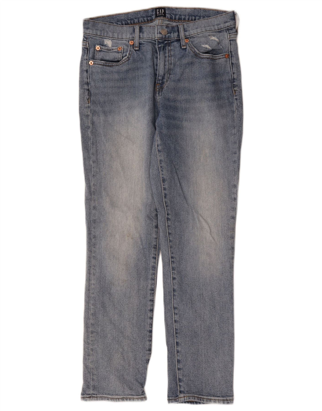 Gap Dame Slim Jeans W26 L27 Blå Bomuld