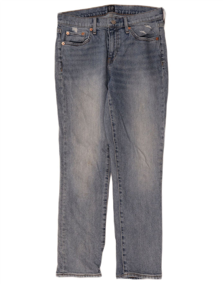 Gap Dame Slim Jeans W26 L27 Blå Bomuld