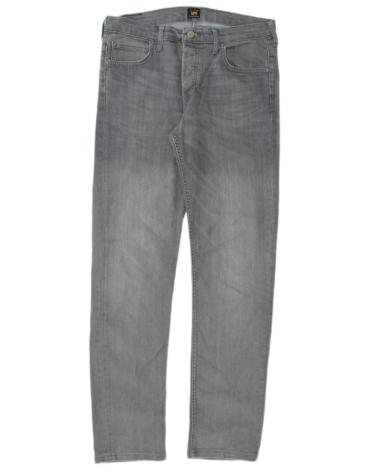 LEE Herre Powell Slim Jeans W33 L32 Grå Bomuld