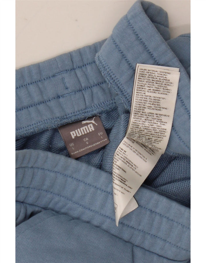 Puma Herre grafiske sportsshorts store blå bomuld