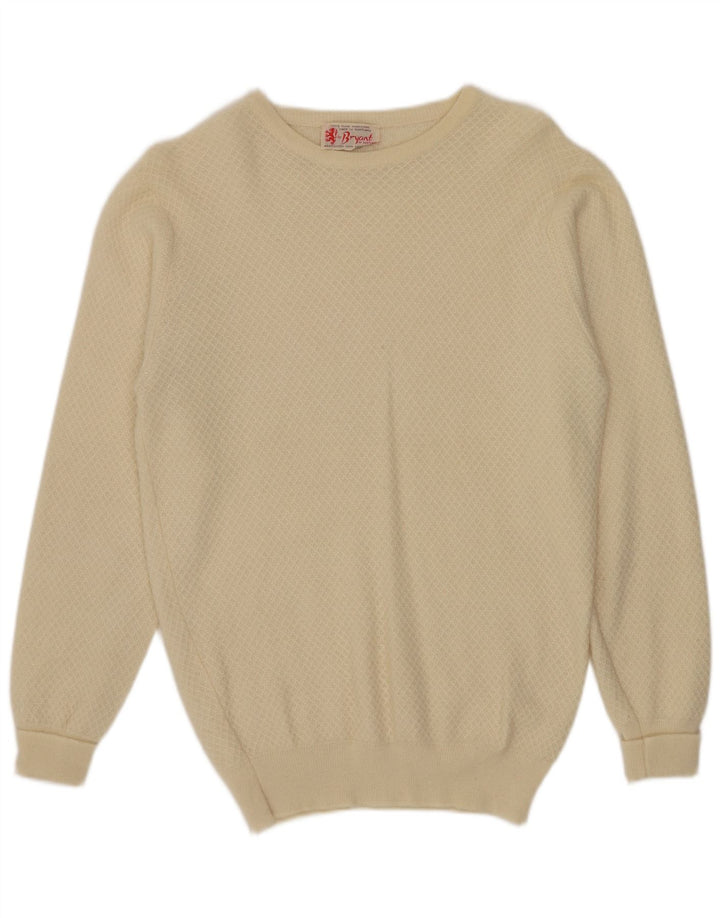 Bryant Womens Cerruti 1881 EU 40 Medium Off White Cashmere