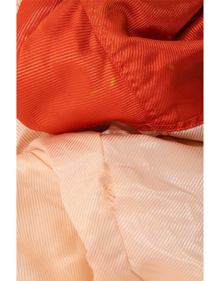 Vintage Skijakke med hætte til mænd UK 40 Large Orange Colourblock