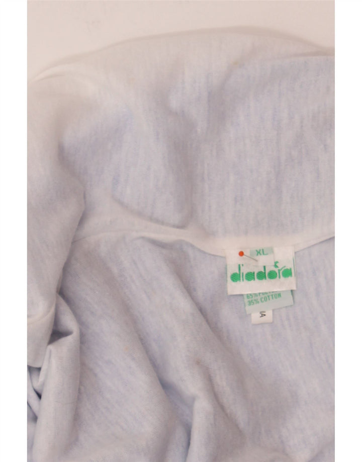 DIADORA Mens Tracksuit Trousers Joggers XL Blue Polyester Vintage Diadora and Second-Hand Diadora from Messina Hembry 