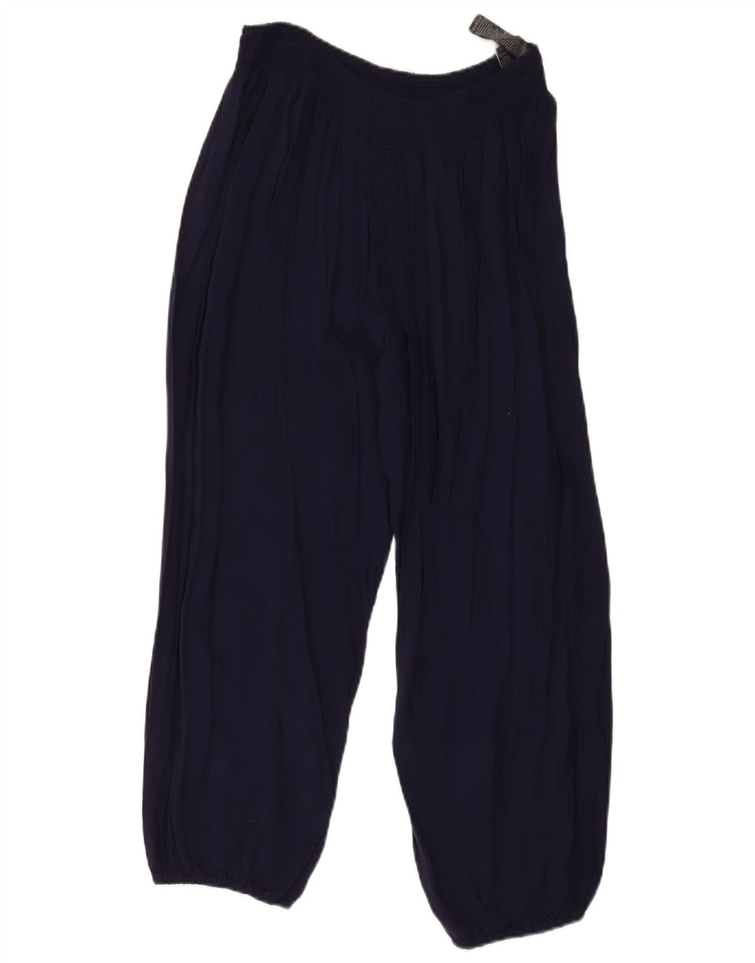 Marks & Spencer Dame joggers Cropped Trousers Large W30 L23 Navy Blue