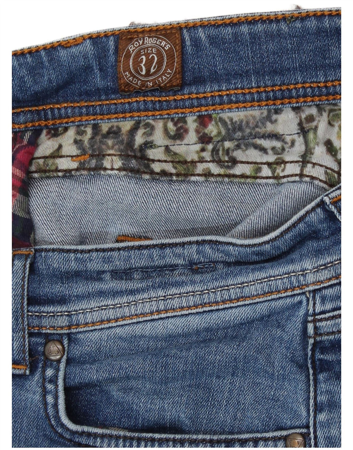Roy Rogers lige jeans til kvinder W32 L30 blå bomuld