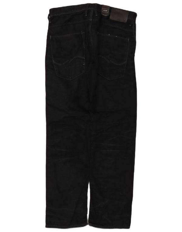 Jack & Jones Straight Jeans til mænd W34 L34 Marineblå bomuld