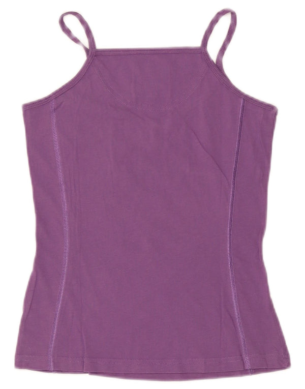 Champion Womens Heritage Classics Crop Graphic Cami Top UK 10 Small Purple