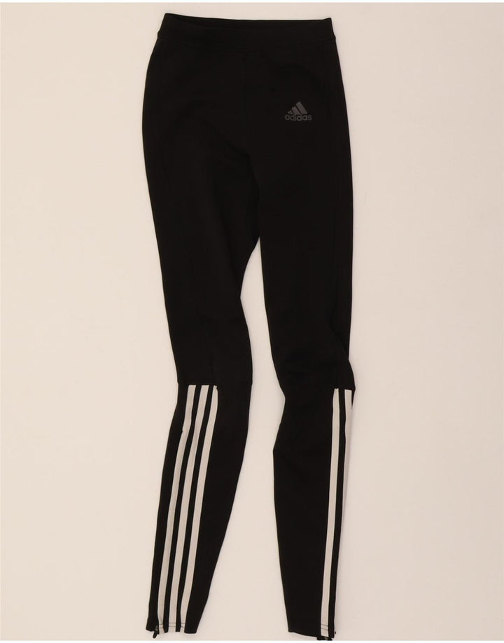 ADIDAS Womens Climalite Leggings UK 4 XS  Black Vintage Adidas and Second-Hand Adidas from Messina Hembry 