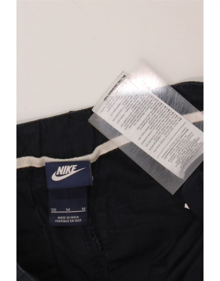 NIKE Herre Cargo Shorts W30 Medium Marineblå Bomuld
