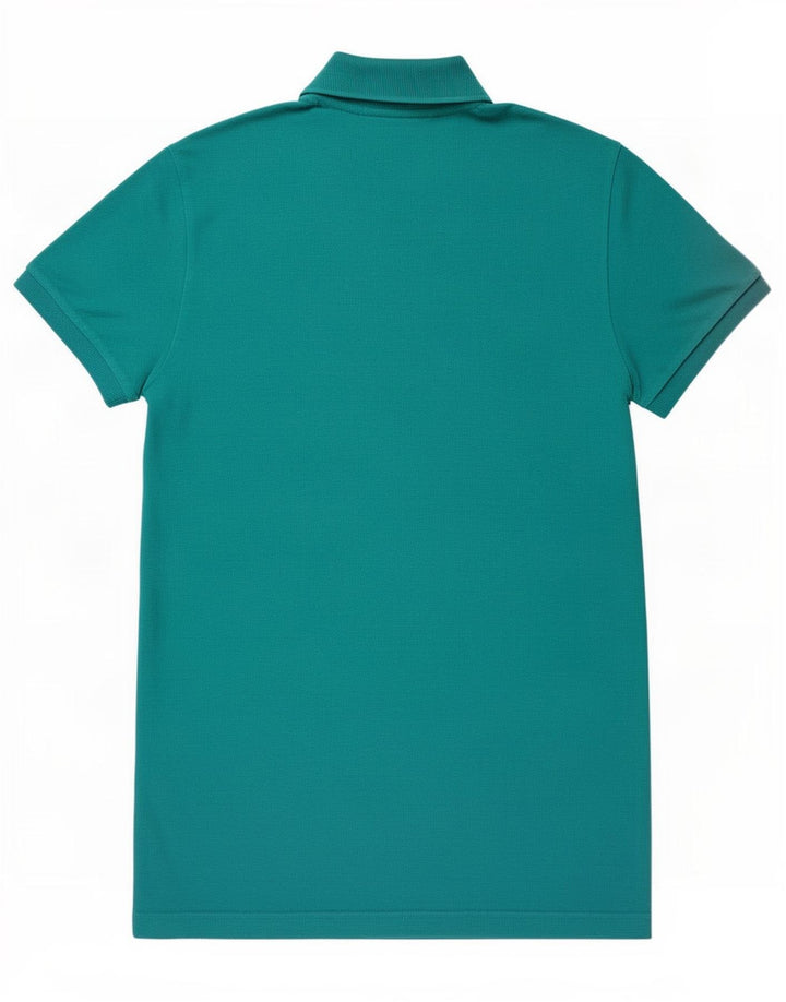 Lacoste herre poloskjorte str. 4 Medium turkis bomuld