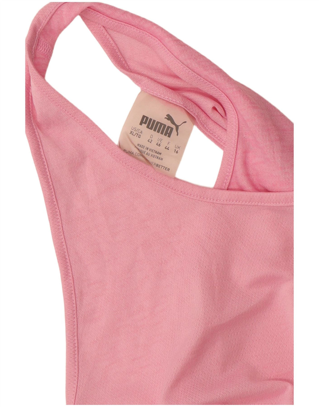 Puma Damevest Top UK 16 Large Pink Polyester