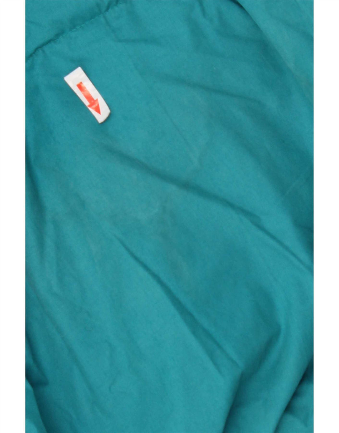 Vintage polstret herrejakke UK 42 XL Blå Colourblock Polyester